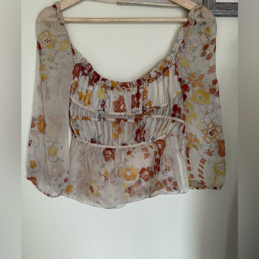 Prada sheer blouse from 2002